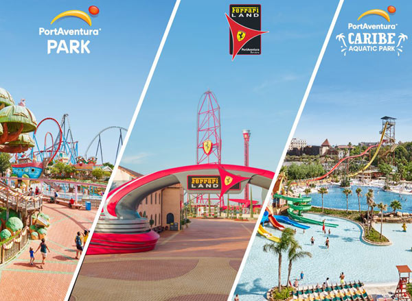 E billet flex adulte portaventura ferrari land caribe 3 jours 2026
